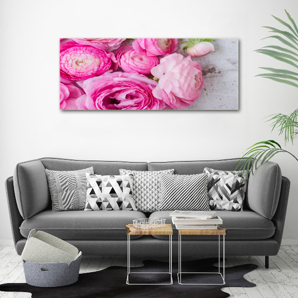 Canvas schilderij Wilde rozen