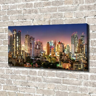 Foto canvas Bangkok 's nachts