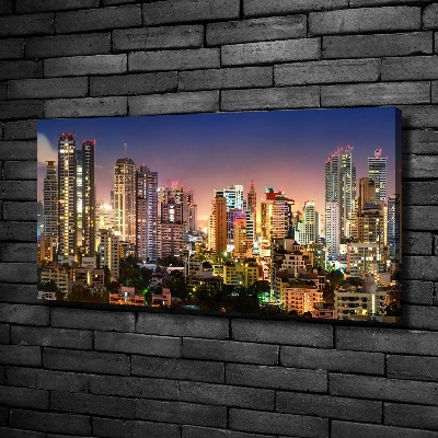 Foto canvas Bangkok 's nachts