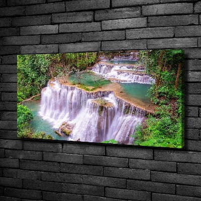 Canvas schilderij Thaise waterval