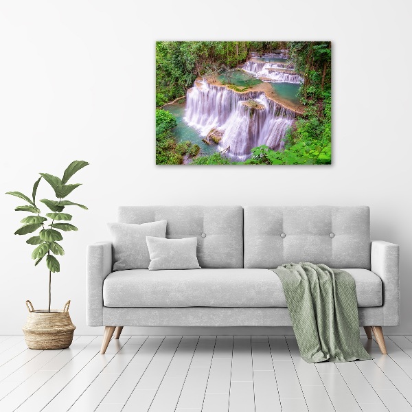 Canvas schilderij Thaise waterval