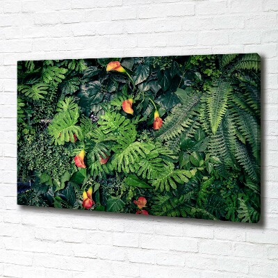 Schilderij op canvas Exotische jungle