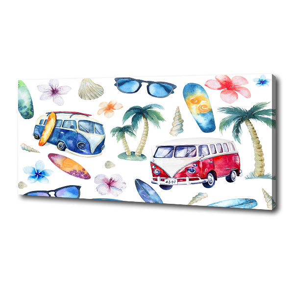 Foto canvas Surfsymbolen