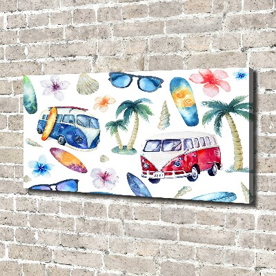 Foto canvas Surfsymbolen