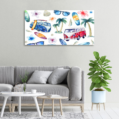 Foto canvas Surfsymbolen