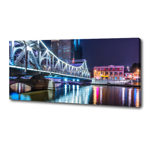 Canvas schilderij Shanghai-brug