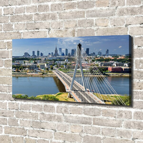 Schilderij op canvas Warschau, Polen