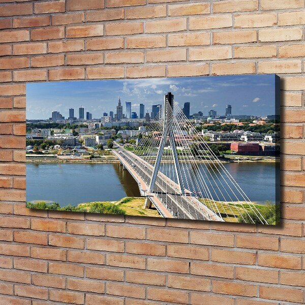 Schilderij op canvas Warschau, Polen