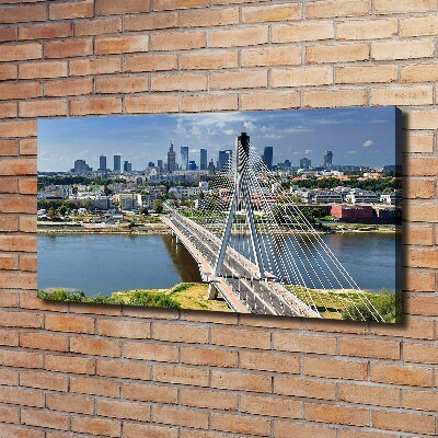 Schilderij op canvas Warschau, Polen