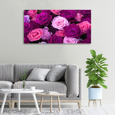 Foto op canvas Rozen