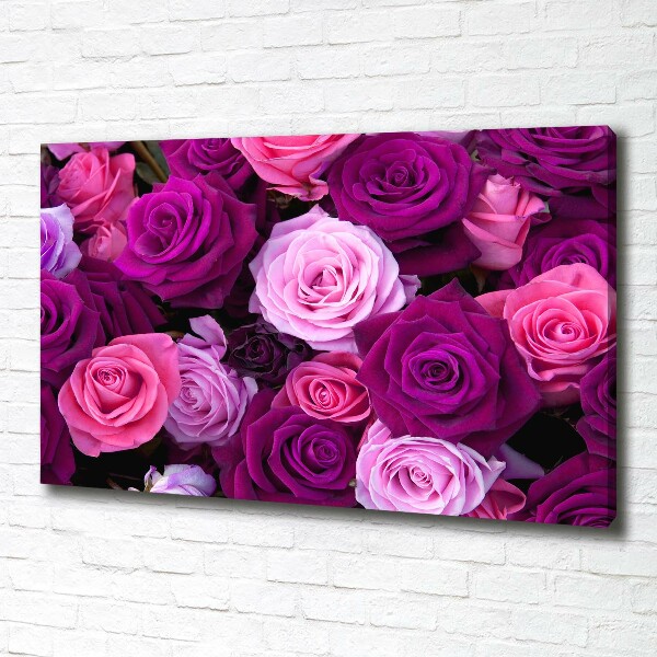 Foto op canvas Rozen