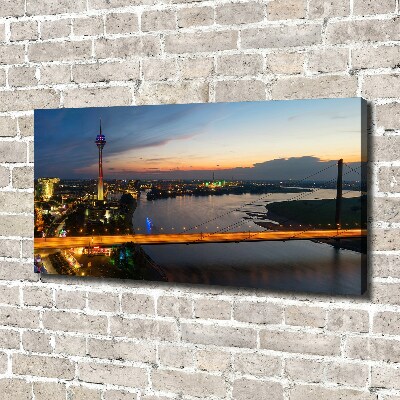Canvas foto Düsseldorf, Duitsland