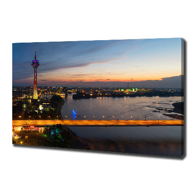 Canvas foto Düsseldorf, Duitsland