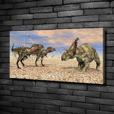 Canvas foto Dinosaurussen