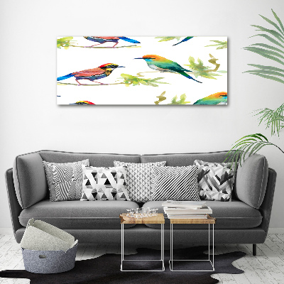Schilderij op canvas Exotische vogels