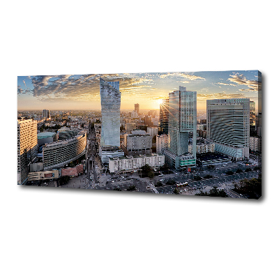 Schilderij op canvas Warschau, Polen