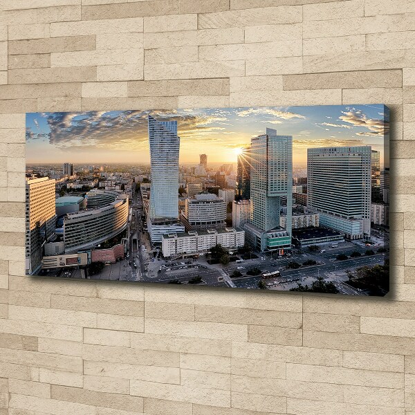 Schilderij op canvas Warschau, Polen