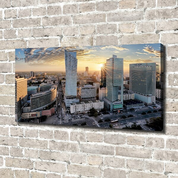 Schilderij op canvas Warschau, Polen