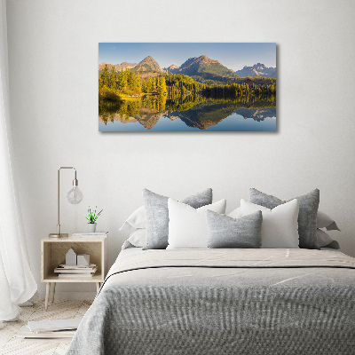 Foto op canvas Panorama van het Tatragebergte