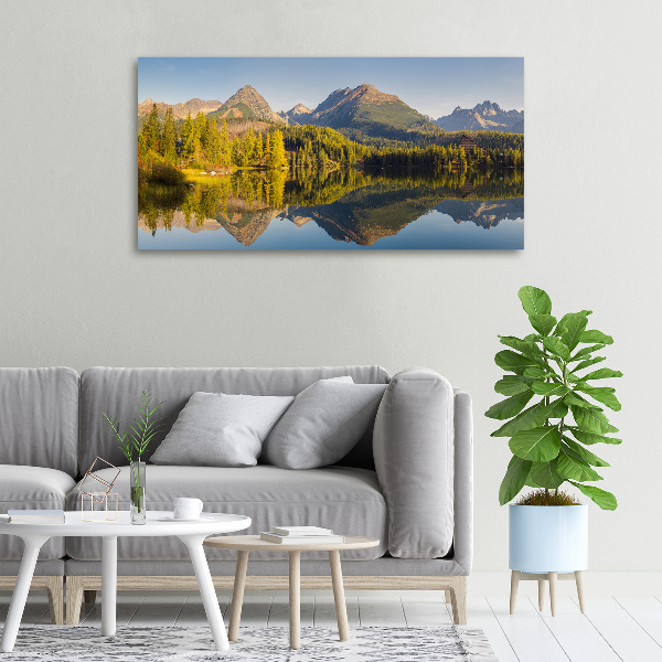 Foto op canvas Panorama van het Tatragebergte