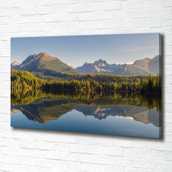 Foto op canvas Panorama van het Tatragebergte