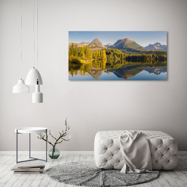 Foto op canvas Panorama van het Tatragebergte