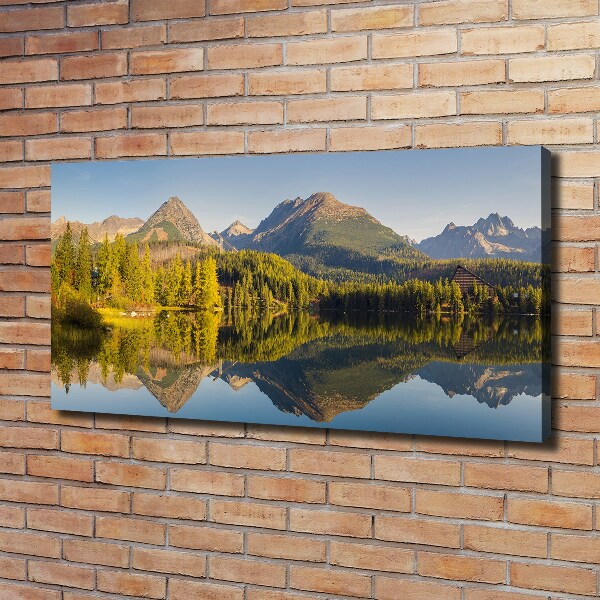 Foto op canvas Panorama van het Tatragebergte