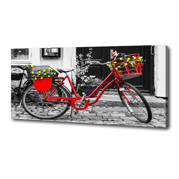 Foto canvas Stadsfiets