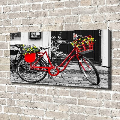 Foto canvas Stadsfiets