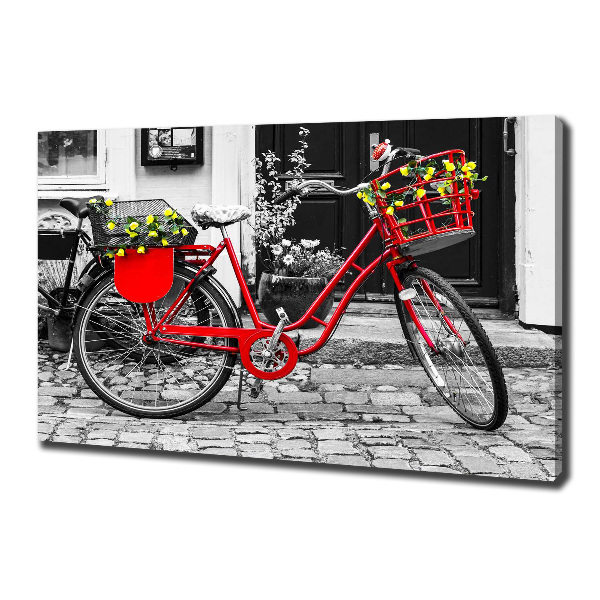 Foto canvas Stadsfiets