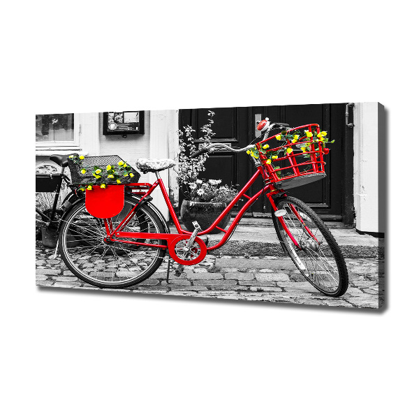 Foto canvas Stadsfiets