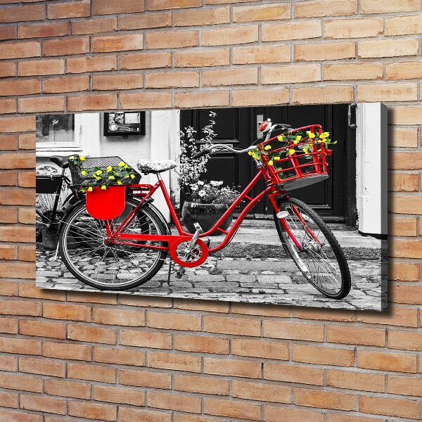 Foto canvas Stadsfiets