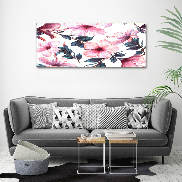 Foto op canvas Hibiscusbloemen