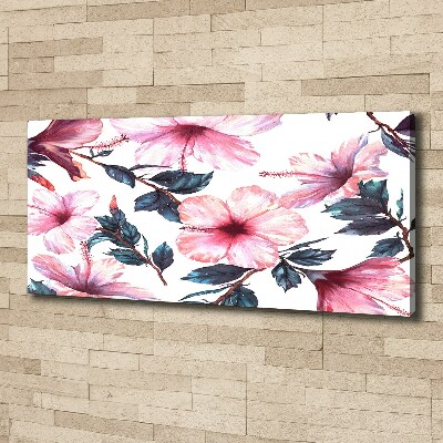 Foto op canvas Hibiscusbloemen