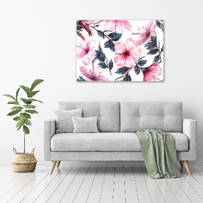 Foto op canvas Hibiscusbloemen