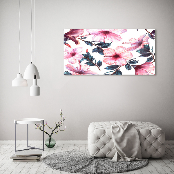 Foto op canvas Hibiscusbloemen