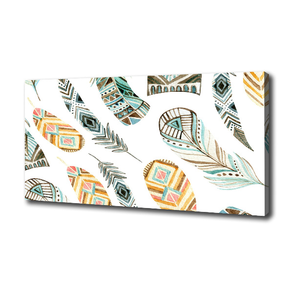 Foto op canvas Etnische veren