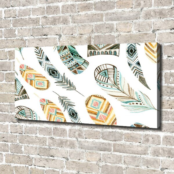 Foto op canvas Etnische veren