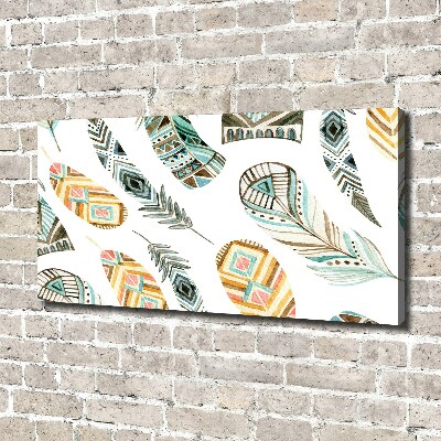 Foto op canvas Etnische veren