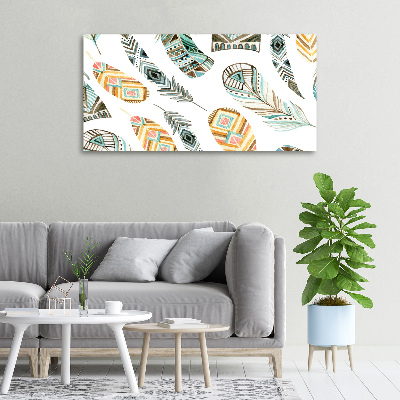 Foto op canvas Etnische veren