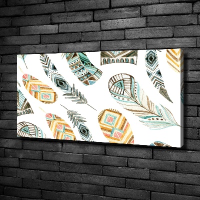 Foto op canvas Etnische veren