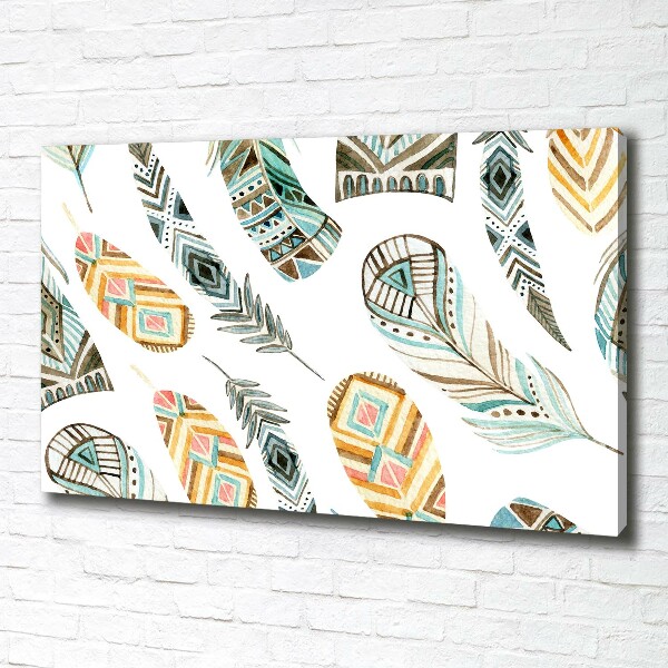 Foto op canvas Etnische veren