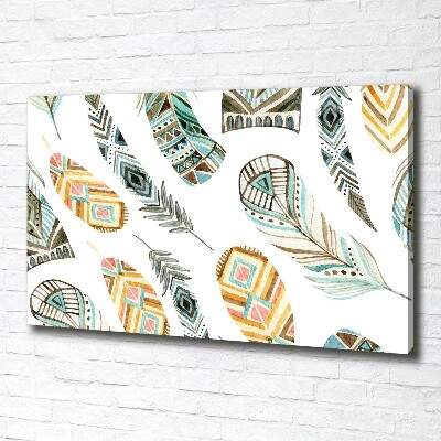 Foto op canvas Etnische veren