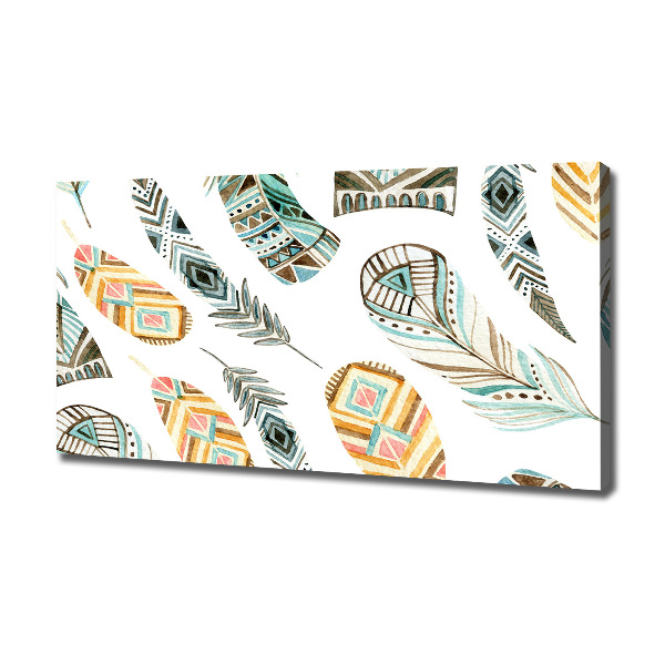 Foto op canvas Etnische veren