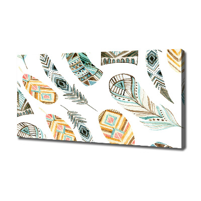 Foto op canvas Etnische veren