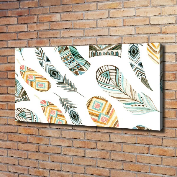 Foto op canvas Etnische veren