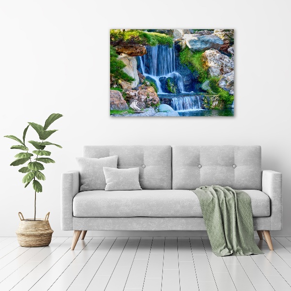 Foto canvas Waterval