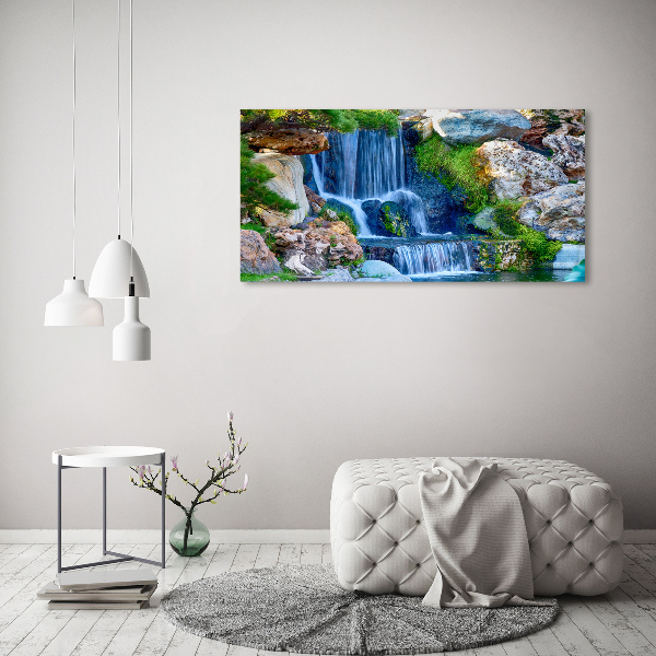 Foto canvas Waterval