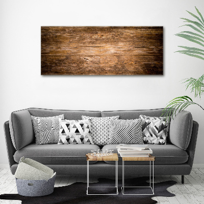 Foto op canvas Houten achtergrond