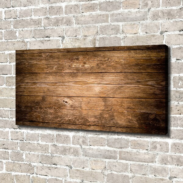 Foto op canvas Houten achtergrond